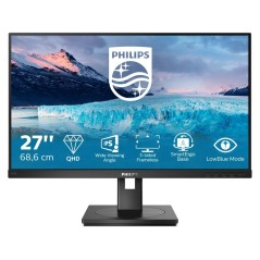 Philips S-line 275S1AE 27" 2K Monitor - Stunning 2560 x 1440 Resolution, 75Hz, DVI, HDMI, DisplayPort, Pivot Design - Elevate Yo